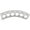 Chrome, variant on Graph Tech Ratio InvisoMatch Installation Plates (Pack of 6) Black