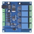 thumbnail image 1 of Carte Relais RTU, Module Relais 4 Canaux Réponse Rapide Puce de Conversion de Niveau DC7-24V MAX485 8bit MCU pour l'Industrie, 1 of 8