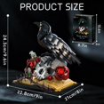 thumbnail image 2 of Set de construcción BUILDIFY Gothic Raven & Skull Art 758 PCS, 2 of 6