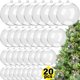 thumbnail image 2 of 20/1 piezas de bolas de Navidad transparentes de plástico rellenables, adornos colgantes para árbol de Navidad, decoración para el hogar, boda, fiesta, caja de regalo, 2 of 5