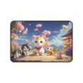 thumbnail image 3 of Kawaii Anime Cat Gamer Desk Mat Mouse Pad - Dinner Time, 3 of 10