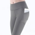 thumbnail image 4 of LEKWK Yoga Pants with Pockets for Women 2 Pieces Stretchy High Waisted Pants Butt Lifting Leggings Butter Soft Leggings Casual Workout Leggings Joggers Activewear Sports Athletic Comfy Pants, 4 of 7