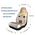 thumbnail image 5 of Pofeuu Dog Sitting In Bathtub With Duck On Head Print Automotive Car Seat Covers Flat Cloth Full Set Seat Covers,Car Seat Covers front seats for Cars Trucks and SUVs-2 PCS, 5 of 9