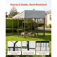 thumbnail image 2 of KFFKFF Outdoor Dog Kennel, 3.67 x 3.78 x 4.1 ft Spacious Pet Enclosure with Secure Lock, Weatherproof Roof Cover for UV Protection, Durable Cage Run for Medium to Large Dogs, 2 of 9