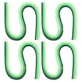 thumbnail image 1 of Uxcell 540 x 3mm Tiras de Papel de Quilling Arcoíris, Verde Gradiente 480 Pcs, 1 of 5