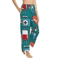 thumbnail image 2 of Fotbe Medical Elements Women's Pajama Pants,Sleepwear Pants,Pj Bottoms Drawstring And Pockets-Medium, 2 of 9
