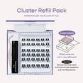 thumbnail image 4 of i-ENVY Cluster Palette Lash Refill, DIY Lash Makeup, Clusters False Eyelash, Varied Length, Customizable Under Lash Extension Layering (Deep 10-15MM #14), 4 of 10