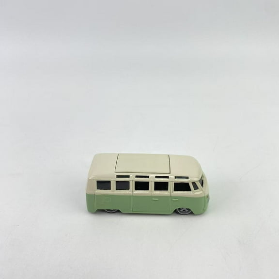 Voncmteo Toy vehicles,5in Die-cast 1962 VW Classic Bus 1/32 Scale (Green)
