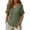 Green, variant on Womens Tops Plus Size V-Neck Wrinkle-Resistant Solid Color Blouse 2026
