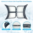 thumbnail image 3 of 2024 New 5304513574 Dryer Lint Trap Filter Compatible with Frigidaire/Electrolux, Dryers Filter Assembly Replacement, Lint, Fit Pre RetrofitClamshell, Lint, 3 of 6