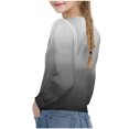 thumbnail image 3 of Sweatshirts for Kids UK Girls Oversized Pullover Long Sleeve Tops Tie Dye Casual Pullover Top Cotton Loose Tunic Tops Plain Winter Fall Tee Shirts Fleece Lined Sweatshirt, 3 of 7