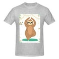 thumbnail image 4 of Bingfone Cute Sloth In Yoga Pose Tree Men'S Loose Fit Short-Sleeve Pocket T-Shirt, 4 of 7