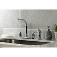 thumbnail image 2 of Kingston Brass FB751SVLSP Serena Centerset Kitchen Faucet with Plastic Sprayer, Polished Chrome, 2 of 5
