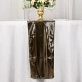 thumbnail image 6 of BalsaCircle 12x108 in Black Polyester Table Runner Gold Mirror Foil Party Events Reception Decorations, 6 of 8