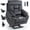 Grey, variant on Large Power Lift Lazy Boy Recliner Chair with Heated and Massage, Upgraded Dual Motor Lay Flat Recliners, 25in Extra Wide Seat, Cup Holder, Side Pocket