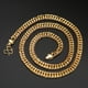 thumbnail image 3 of Collar de cadena de oro, para hombre, exagerado, básico, simple, cadena básica, collar de cadena básica, rendimiento comprobado, 3 of 10