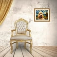 thumbnail image 3 of Stephen Chambers 14x11 Gold Ornate Wood Framed With Double Matting Wall Art Titled - Poodle 4, 3 of 6