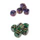 thumbnail image 1 of 10 piezas Juego de 6 caras dados Juego de 16 mm para juegos de mesa y ense?anza de matemáticas Sunnimix Juego de dados de juego de 6 lados, 1 of 8