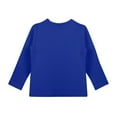 thumbnail image 2 of TQWQT Girls Long Sleeve Shirts Dark Blue Basic Shirts Size 10-12 Fall Cute Shirt Trendy Kids Crewneck Tshirts Girls Tops Tween Girls Clothes 11-12 Years, 2 of 6