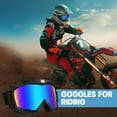 thumbnail image 6 of Deally Dirt Bike Goggles 2 Pack - Motorcycle, ATV, Riding, Ski, Windproof Racing Glasses, 6 of 8