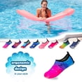thumbnail image 4 of Women's Flexible Aqua Socks, Swim Shoes, Summer Outdoor Shoes For Water Sports, Pool, Sea, Beach Activities, Tie-Dye Pink, 4.5-5.5, 4 of 11