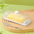 thumbnail image 6 of Shoreew Butter Box with Lid Spatula Easy Grip Handle Butter Storage Container Dust-Proof Dishwasher Safe Refrigerator Butter Dish for Kitchen Cafe Restaurant Home, 6 of 6