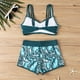 thumbnail image 5 of MKLEKYY Trajes De Baño 2024 New European And Foreign Trade Swimsuit For Women Printed Split High Waist Bikini Swimsuit, 5 of 6