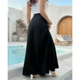 thumbnail image 3 of SOMER Dresses for Women Maxi Midi Skirts Long Medium Fancy Flowy Beach Dress Casual High Waist with Pockets for 2025 Trendy Spring Summer Black, 3 of 6