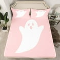 thumbnail image 2 of Castle Fairy Children Kawaii Ghost 4pcs Bed Sheets,Festival Theme King Sheets,Happy Halloween Super Cozy Sheet Set,Luxury Bedroom Decor, 2 of 7