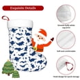 thumbnail image 7 of Cauagu Cute Cartoon Dinosaur for Christmas Stockings,1-Pack Large Xmas Stocking Holiday and Farmhouse Stocking Fit for Christmas Holiday Party Decoration(17.7*11 Inch), 7 of 7