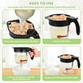 thumbnail image 4 of Fat Separator with Scale 4 Cup Oil Separator Practical Gravy Separator Portable Fat Strainer Separator Gravy Strainer with Dish Sponge Multifunctional Peeler for Home Kitchens, 4 of 9