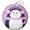 Chilly Penguin, variant on Holiday Cookies Mini Microbead Pillow Backpack Charm - Candy Scented Heart Mitten