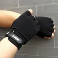 thumbnail image 2 of Jiyugala Gloves For Mens Men Antiskid Cycling Bike Gym Fitness Sports Half Finger Gloves, 2 of 5