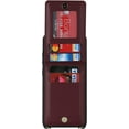 thumbnail image 4 of Samsung Galaxy S21 FE Case with Card Holder for Women, Galaxy S21 FE Phone Case Wallet with Strap Credit Card Slots Crossbody with Kickstand Zipper Shockproof Case for S21 FE - Red Wine, 4 of 18