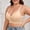 Beige, variant on Front Buttoned Lingerie for Casual - Seamless Backless Bra with Adjustable Straps and Cup Design for All Seasons Fashionable Comfort
