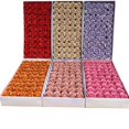 thumbnail image 2 of Venta al por mayor de fábrica, 50 unidades de cabezas de rosas de jabón, caja de regalo con aroma floral, ramo de flores de jabón decorativo artificial para fiesta de boda, 2 of 5
