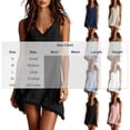 thumbnail image 3 of Erwazi Dresses for Women V Neck Adjustable Strap V Neck Dress Trendy Soft able Cut Ideal Casual Daily Mini Dresses, 3 of 9
