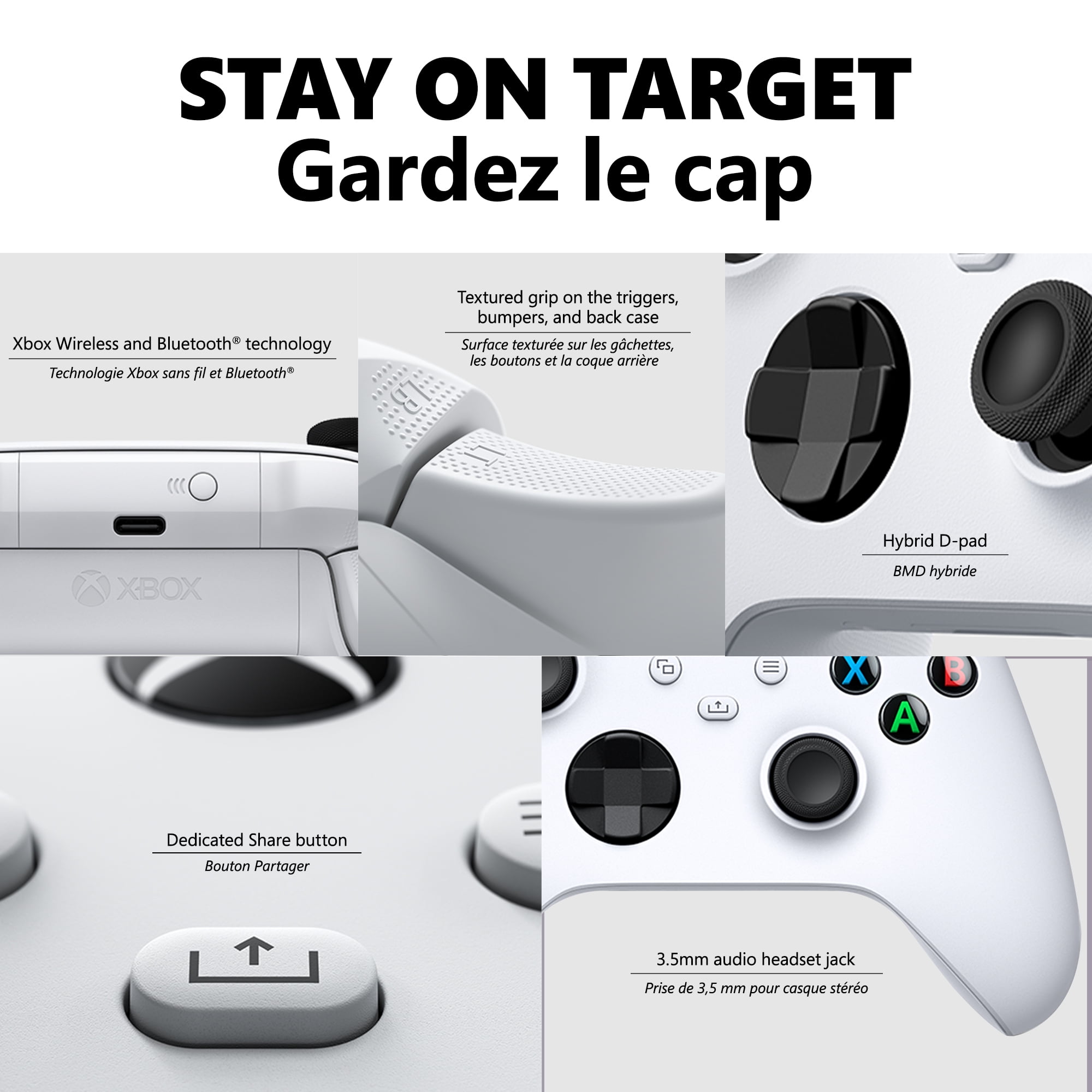Xbox Wireless Controller – Robot White (Merlin), Xbox