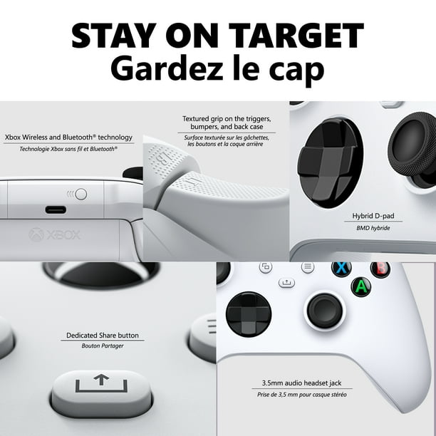 Xbox Wireless Controller – Robot White (Merlin) - Walmart.ca