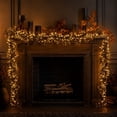 thumbnail image 5 of Dxssxc Halloween Glowing Artificial Rattan Decor 70in with LED String Lights, for Home Fireplace Stairs Wall Door Window Festival Decor, 5 of 7
