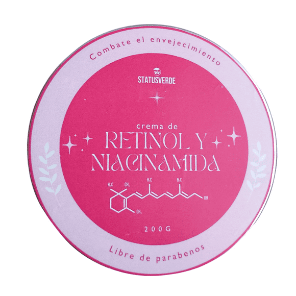 CREMA DE RETINOL Y NIACINAMIDA STATUS VERDE 200G
