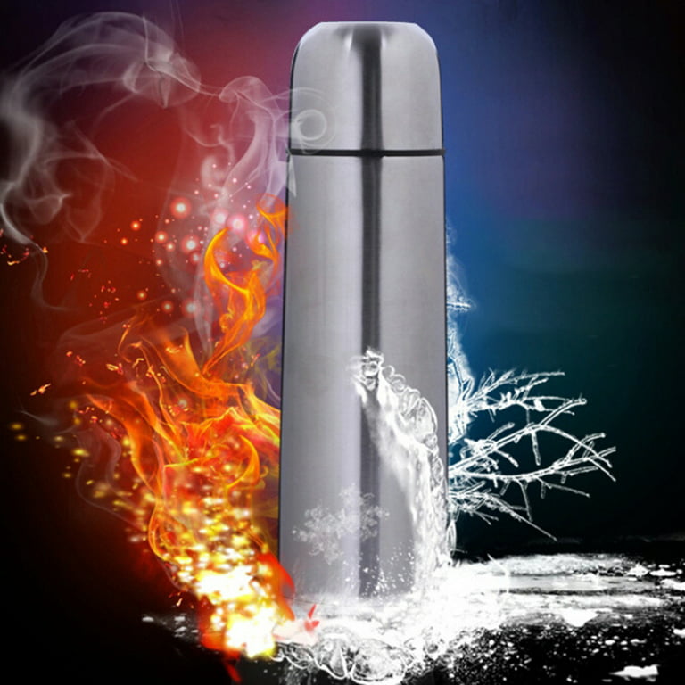 Xyer Portable Dual-layer Coffee Bottle Vacuum Flask Tea Water Cup Thermal  Jug Mug 
