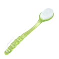 thumbnail image 1 of Long Handled Body Bath Shower Back Brush Scrubber Massager Disability Helper Green, 1 of 9