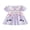 Purple, variant on RUINIXCW Toddler Baby Girl Halloween Dress Outfit Little Baby Girls Summer Fall Smocked Dress Clothes Funny Ghost Candy Corn Embroidery Doll Collar Short Sleeve Gingham Plaid Dress