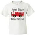 thumbnail image 3 of Inktastic Papa's Little Firefighter Youth T-Shirt, 3 of 5
