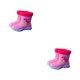 thumbnail image 1 of Ounissouiy Botas de lluvia cómodas y elegantes para cualquier ocasión Botas de lluvia de goma Zapatos Impermeables Antideslizantes Lindo Ligero Type10 NO10, 1 of 6