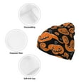 thumbnail image 3 of Disketp Halloween Pumpkins Winter Beanie for Men Women Beanie Knit Hat Cuffed Cap Beanie Knit Chunky Snow Cap, 3 of 6