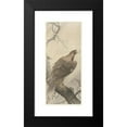 thumbnail image 2 of Ohara Koson 8x14 Black Modern Framed Museum Art Print Titled - Eagle on Tree Branch (1900 - 1910), 2 of 5
