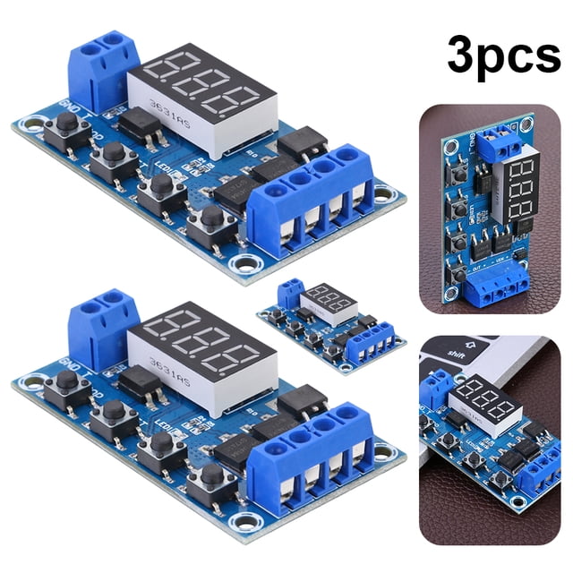 Circuito Interruptor Retardo Sincronización Ciclo Disparo Placa Control Tubo MOS Dual en Lugar Módulo Relé 12V 24V