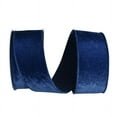 thumbnail image 4 of JAM Paper Christmas Velvet Plush Royal Blue Polyester Ribbon, 10yd x 2.5in, 1/Pack, 4 of 4